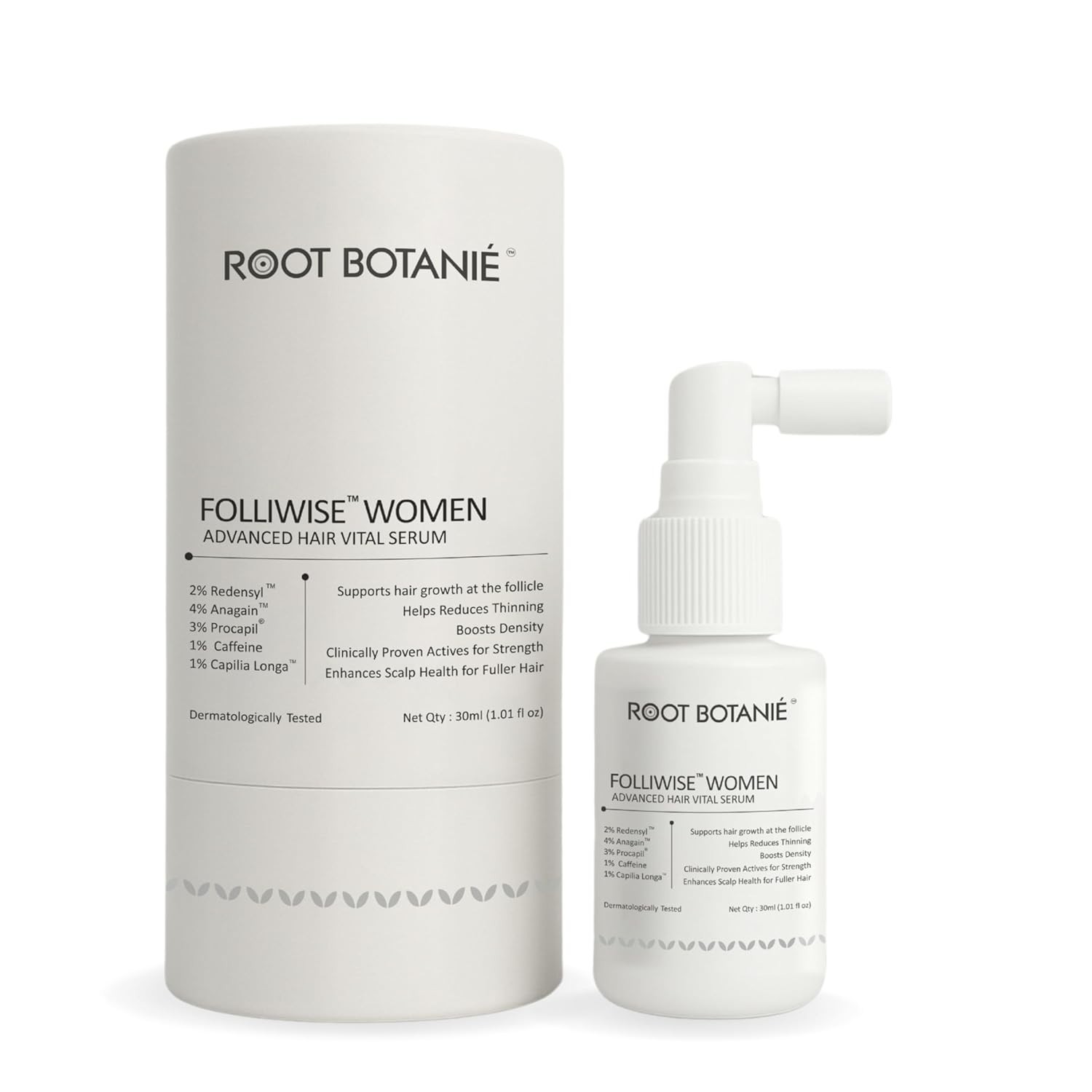 Folliwise Women Hair Vital Serum | Anti-Hair Fall & Hair Growth Support | 30ml