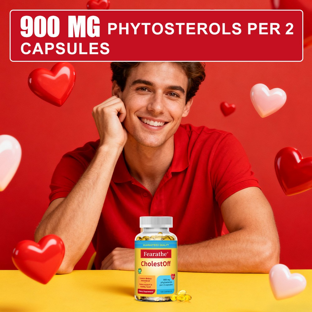 Lower Cholesterol Support Ahealthy Heart Balances Blood Circulation Softgels