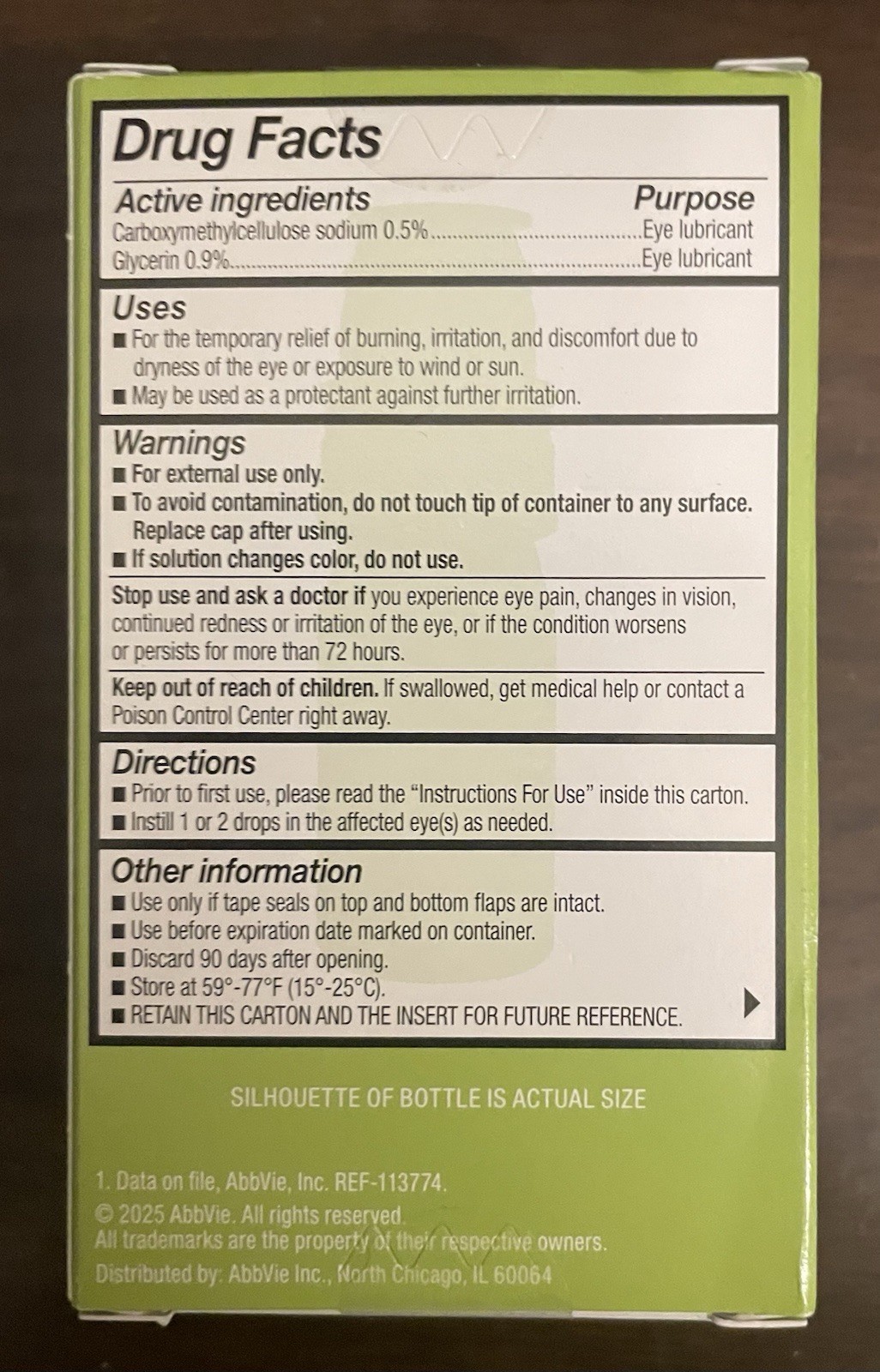 REFRESH Relieva PF Xtra Lubricant Eye Drop Twin Pack 2 Bottles EXP 01/2028 NEW