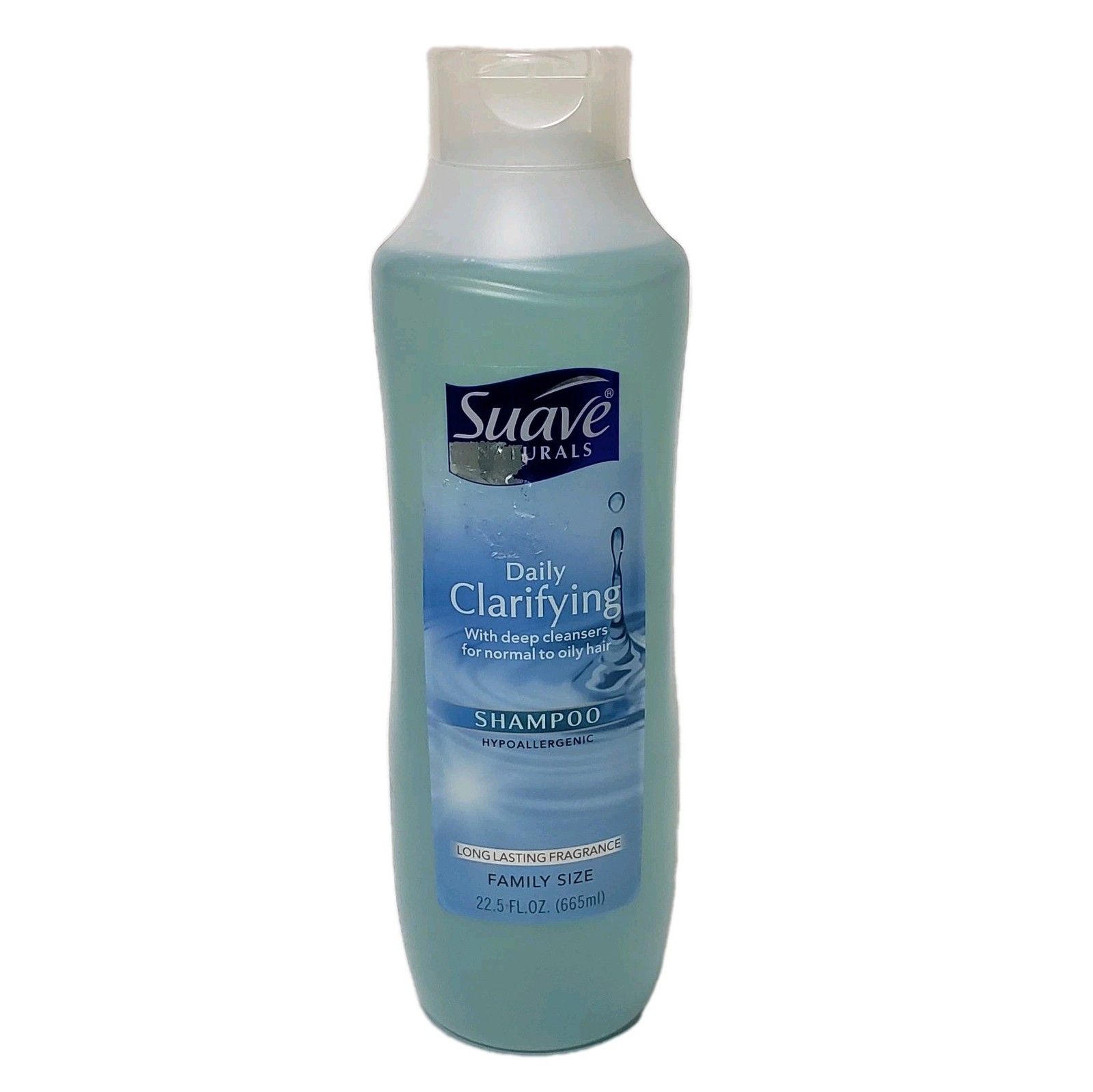 1 Suave Daily Clarifying Shampoo (22.5 FL. OZ.) Family Size Contains SLS New