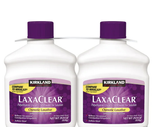 Kirkland Signature LaxaClear 100 Doses Polyethylene Glycol