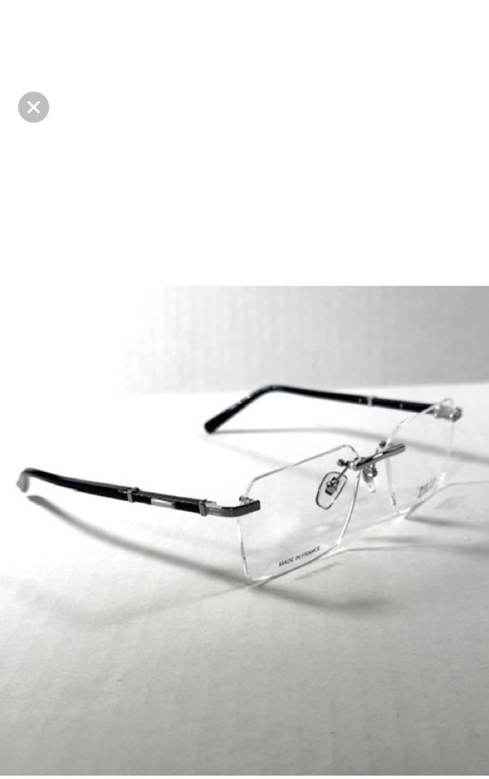 Zilli ZL 60097 C02 Titanium Eyeglasses . New. Authentic
