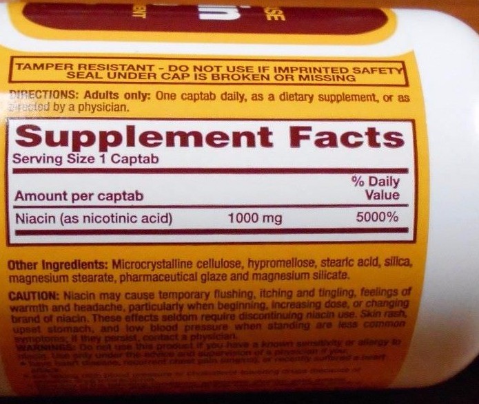 Rugby Niacin 1000mg Timed Released Tablets 100ct -Expiration Date 03-2024