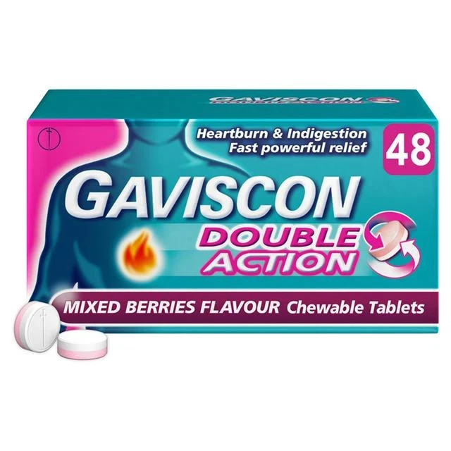 PACK OF 4 – G@V-I$con Double Action Mixed Berries Tablets – (48 Count Each)