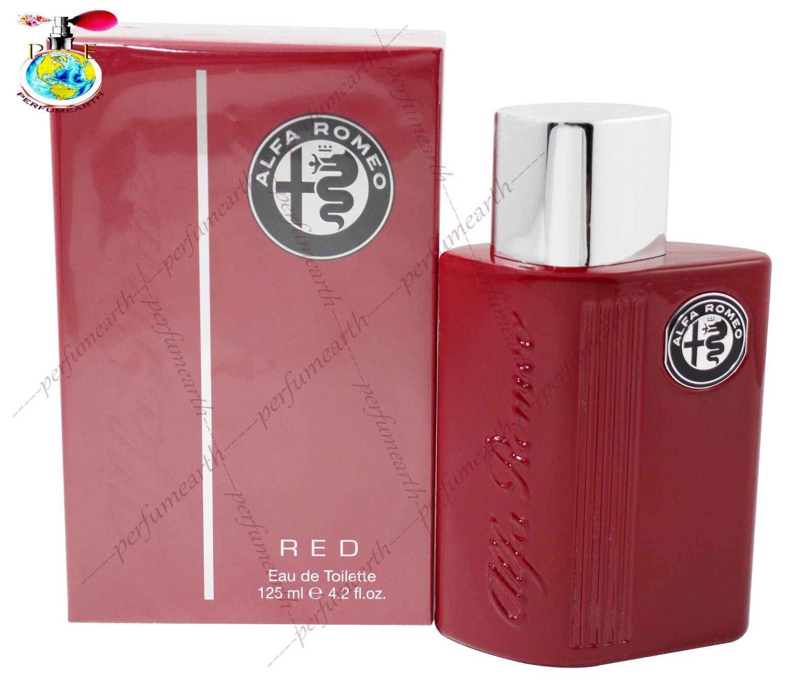 Alfa Romeo Red by Alfa Romeo 4.2 oz/125 ml Edt Spray For Men New In Box