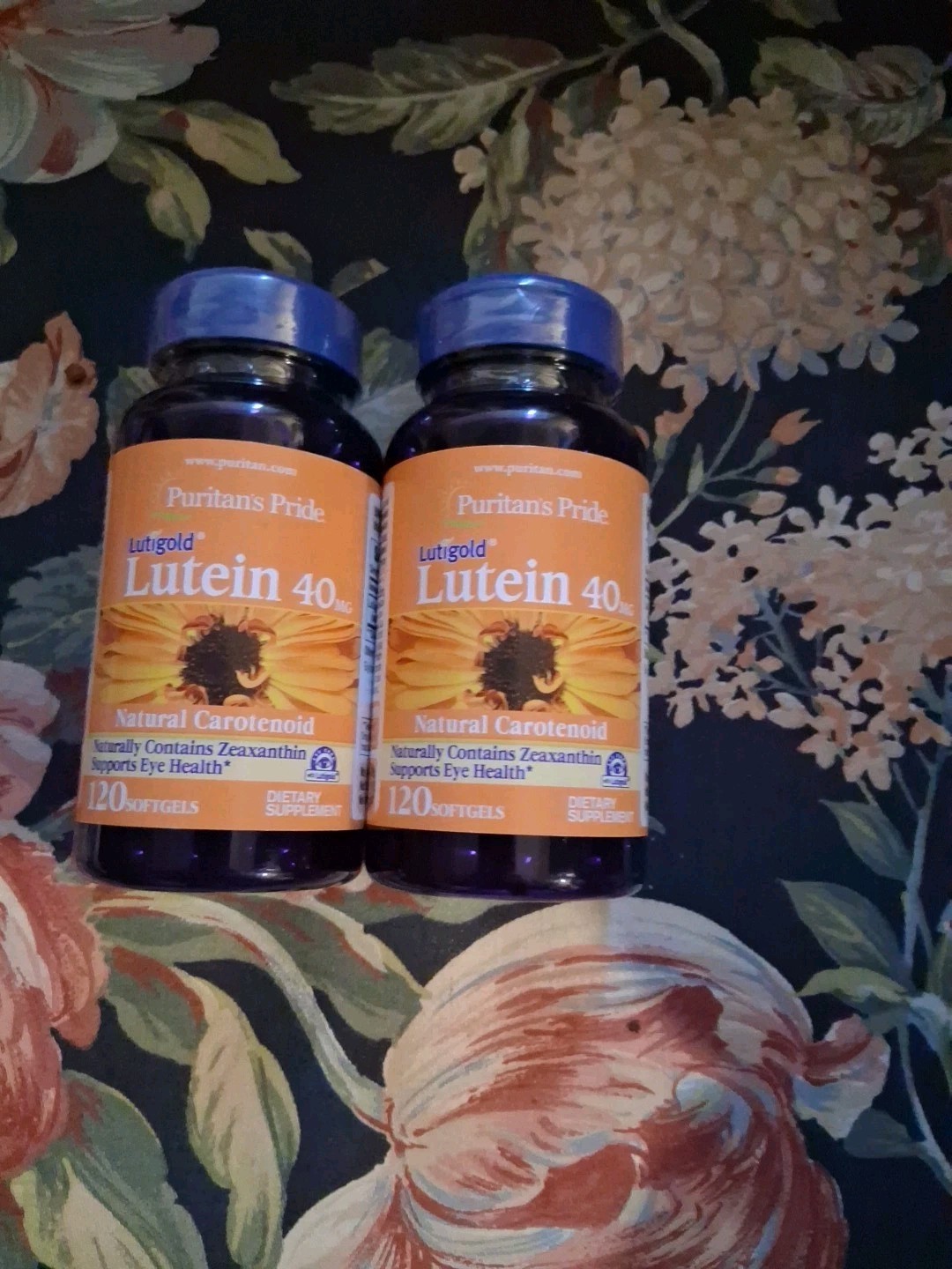 (2) Lutein 40mg with Zeaxanthin 120 Softgels