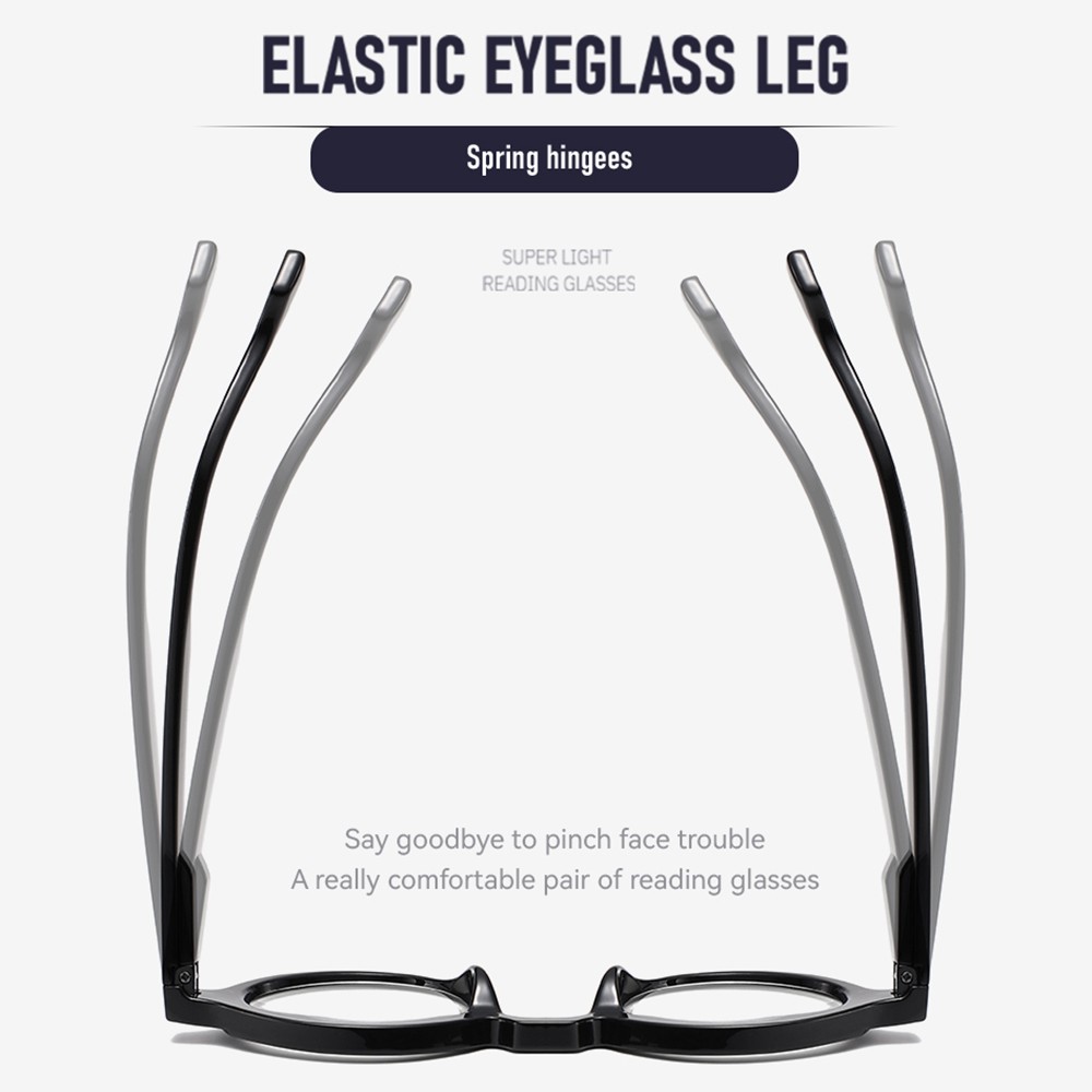 Classic Round Reading Glasses Computer Readers Vintage Anti Blue Light Eyewear
