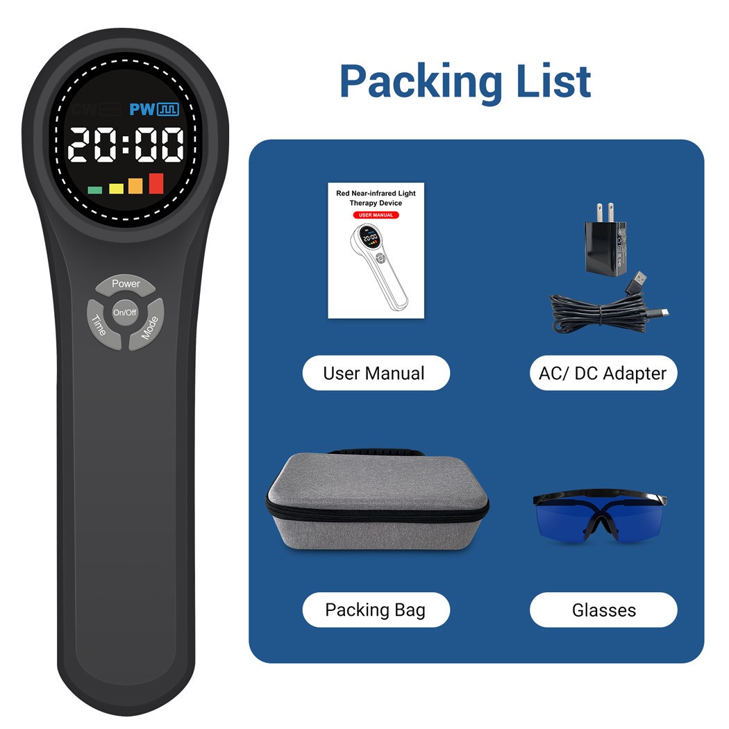 Handheld LLLT Cold Laser Therapy Device 660nm 810nm 980nm Human Pain Relief Home