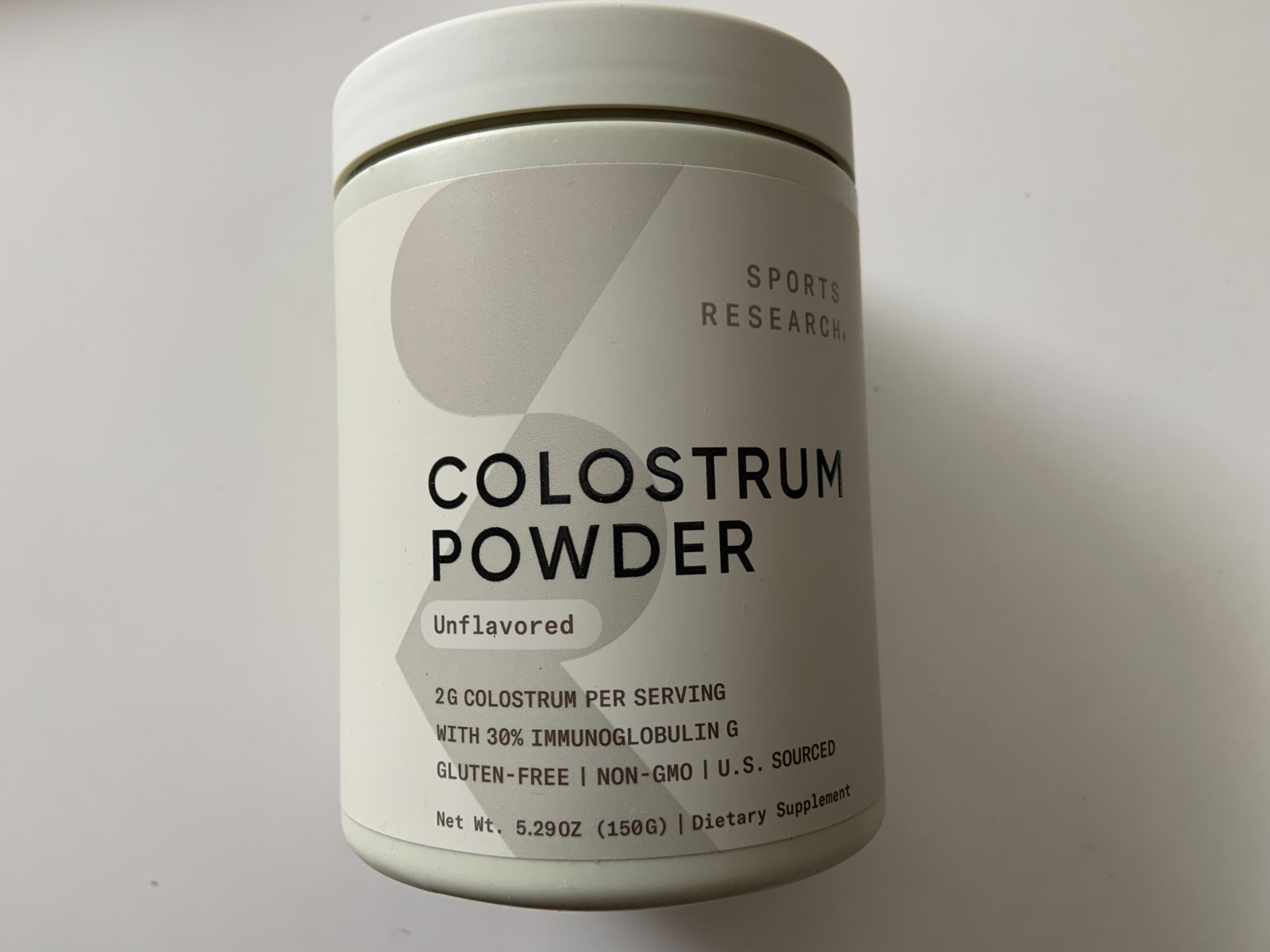NEW Sports Research Colostrum Powder Unflavored 5.29oz EXP 04/2028 SEALED