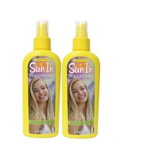 2 Pack Sun-In With Lemon, Spray-In Hair Lightner 4.7 Oz