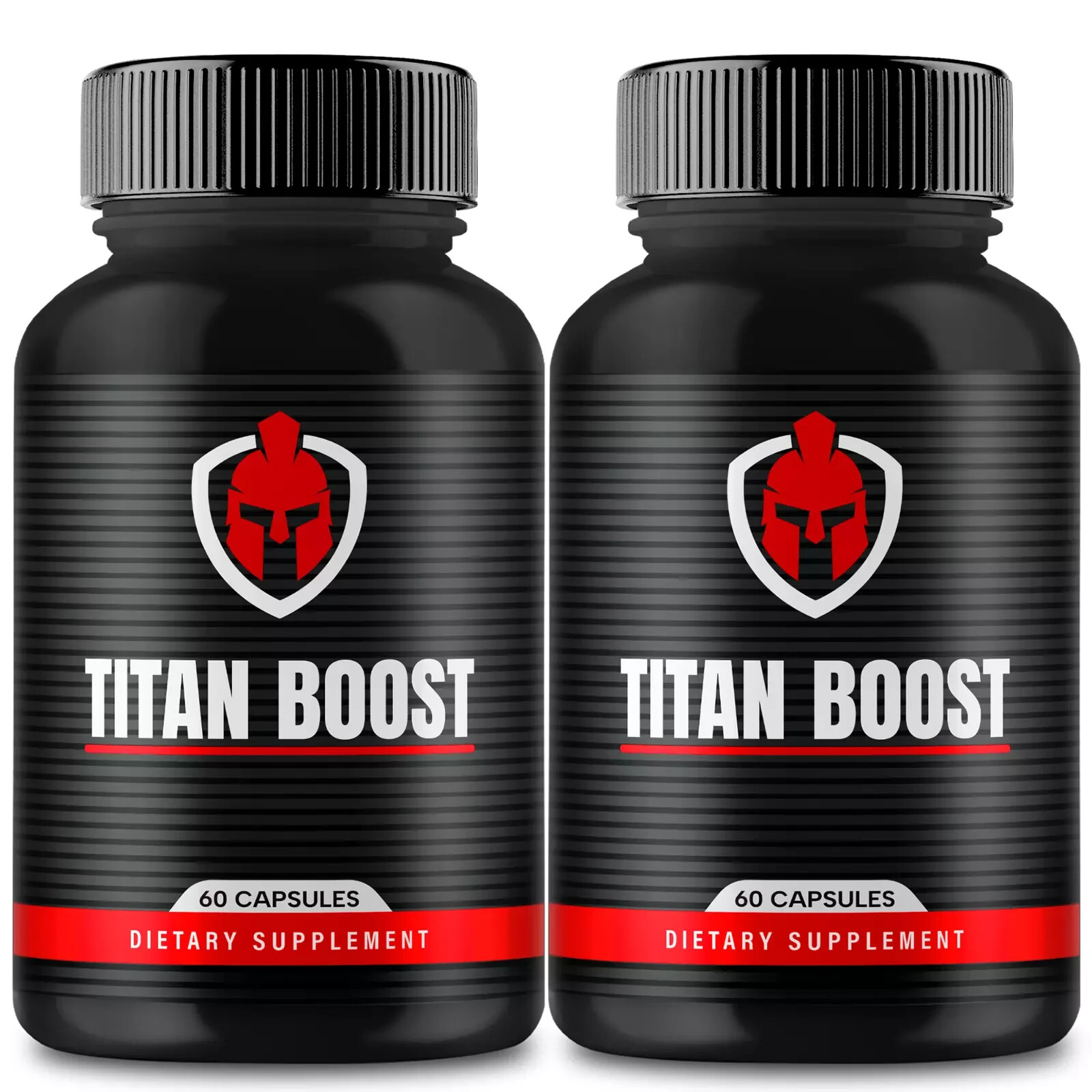 Titan Boost All Natural Gluten Free Dietary Supplements (120 Capsules) – 2 Pack