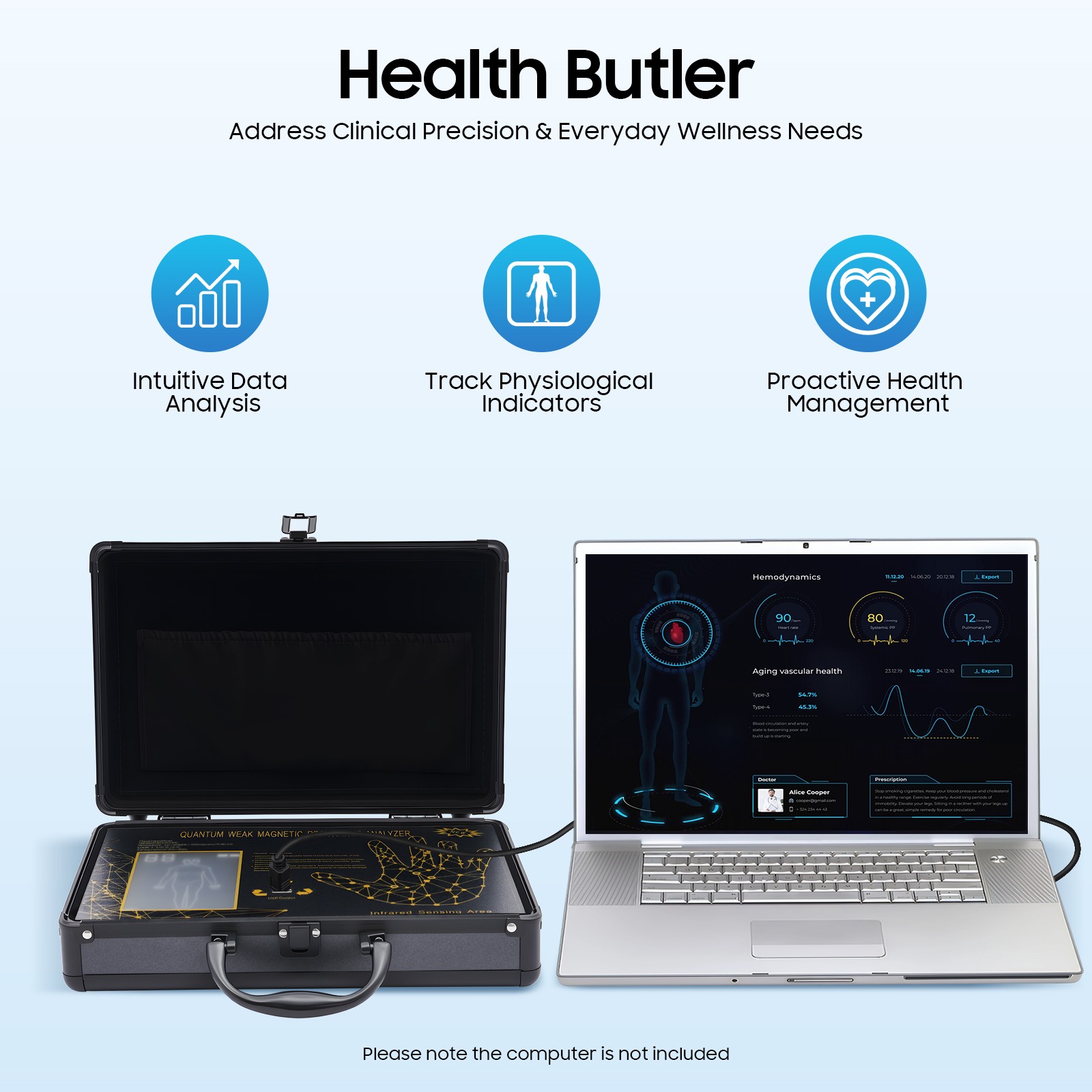 Quantum Magnetic Resonance Body Analyzer Quantum Resonance Magnetic Scanner