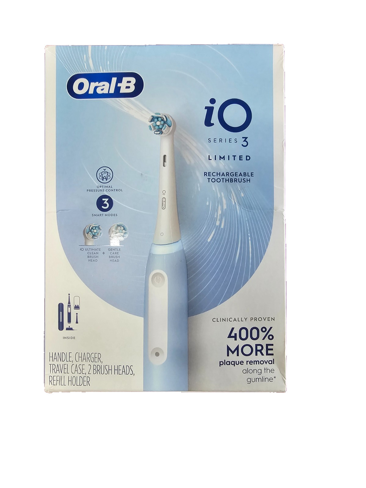 Oral-B iO Series 3 limited Rechargeable Electric Toothbrush – Matte White