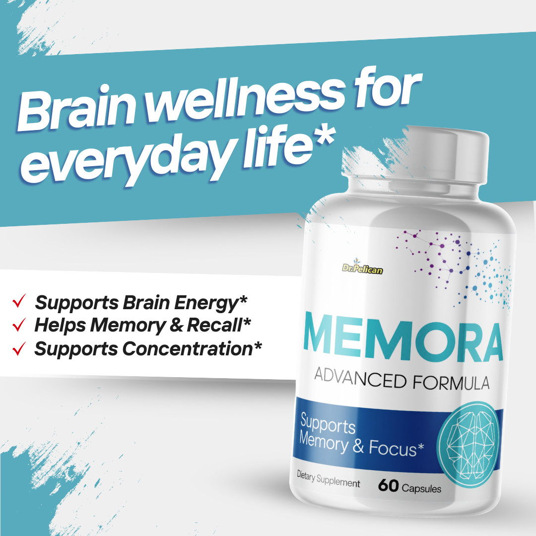 Memora- Brain Support- 2 Bottles- 120 Capsules