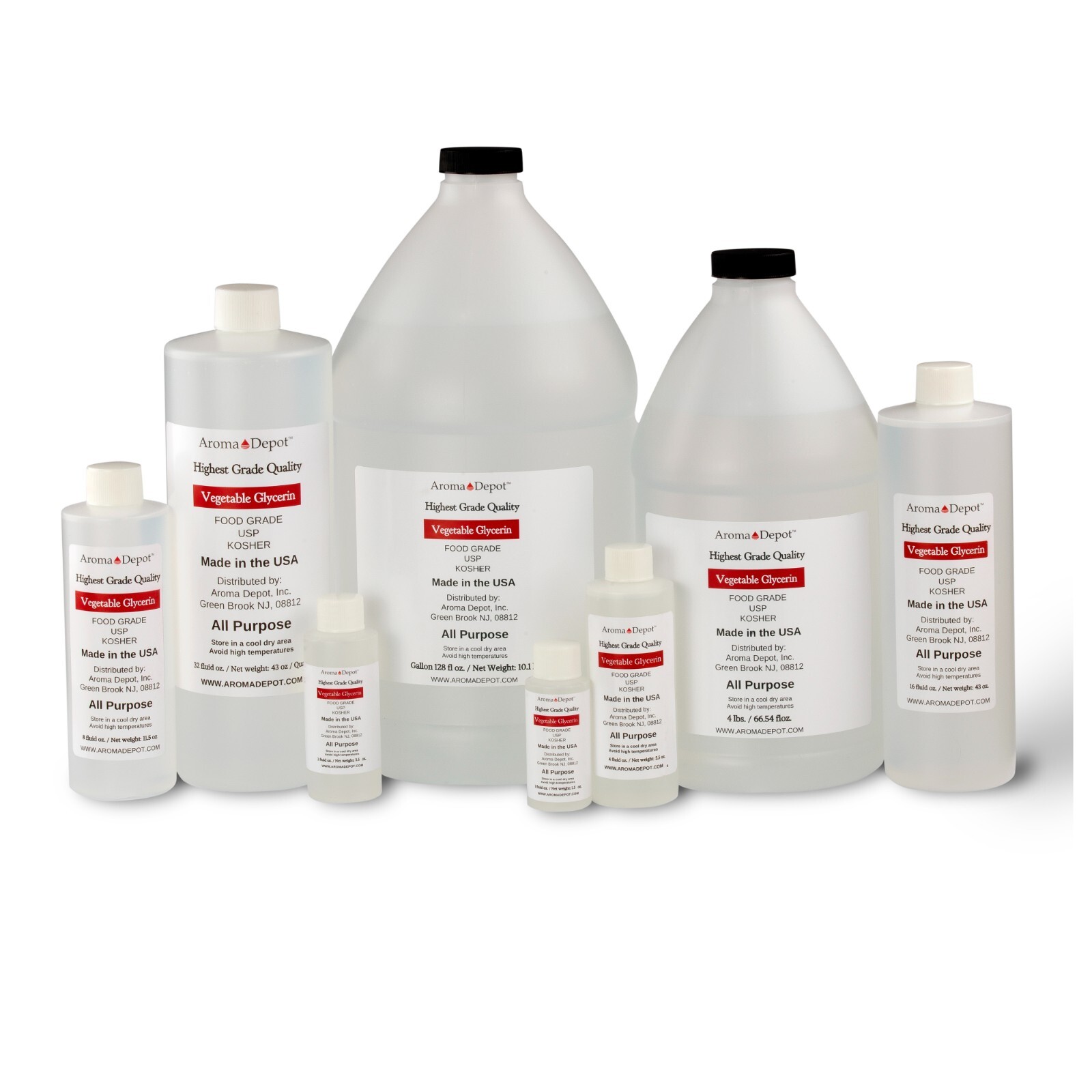 Vegetable Glycerin Non GMO 99.9% USP Kosher Pure VG Food Grade USP