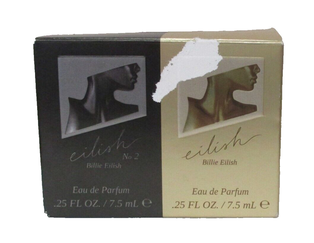 Billie Eilish EDP No. 2 Eilish & Eilish Mini Duo Gift Set 0.25 oz each (scuffed)