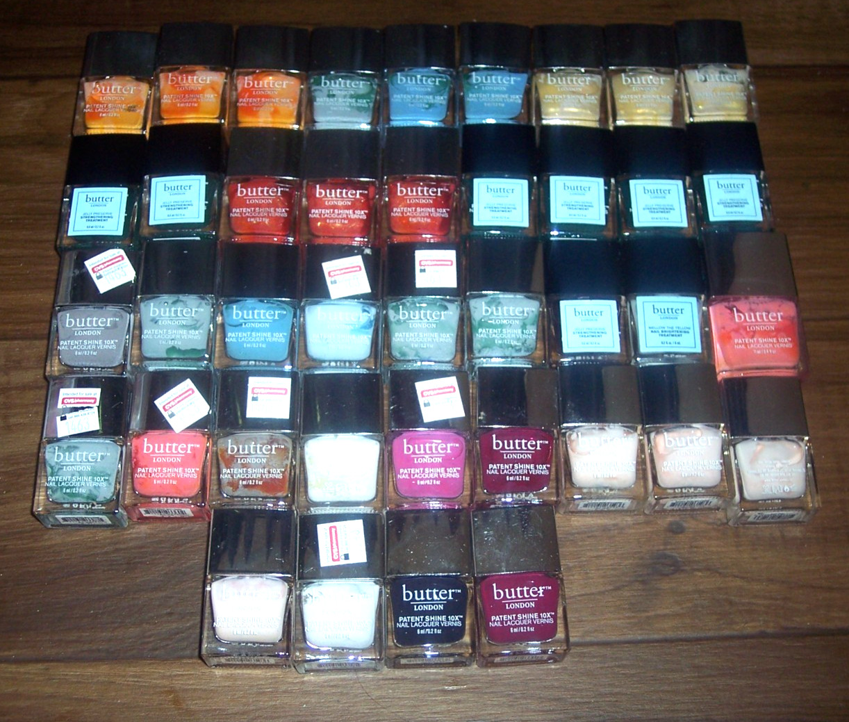 40 NOS Butter London Patent Shine Nail Laquer Polish Minis AS SHOWN J2