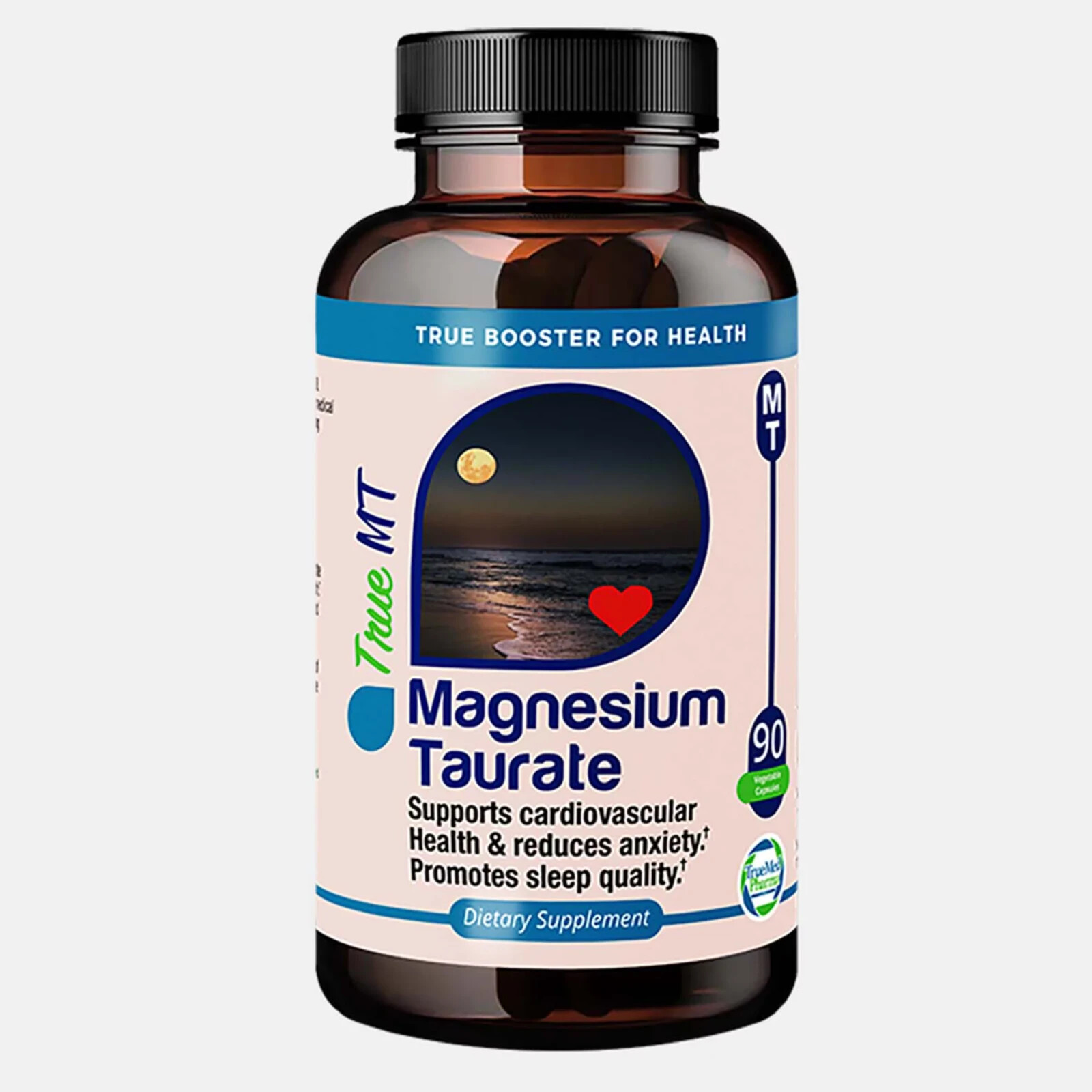 TrueMed-Magnesium Taurate /Supports Cardiovascular Health and Reduces Anxiety