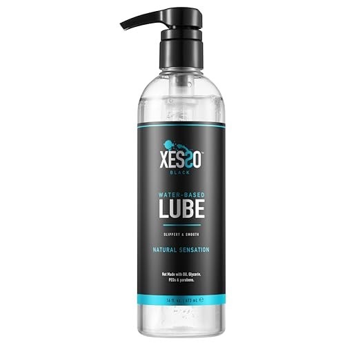 Water-Based Lube 16 fl oz Hypoallergenic pH-Balanced Natural Glycerin Paraben