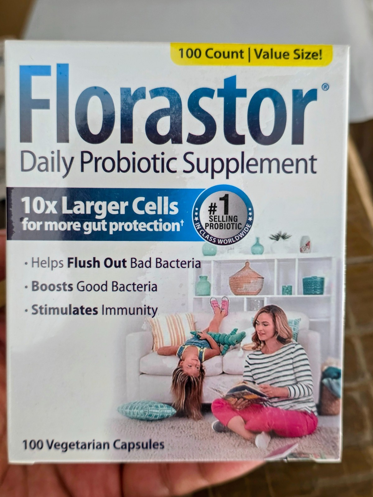 Florastor Daily Probiotic Supplement 100 250Mg Capsules Exp 12/2026
