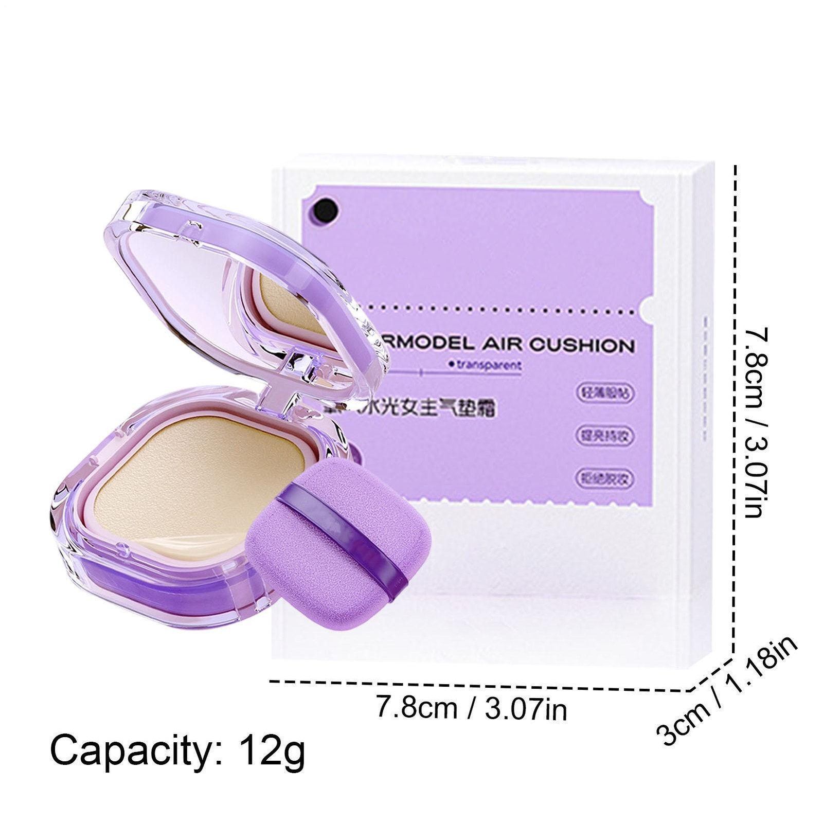 Minimeli Full Coverage Creamy Foundation, 24h Long-Lasting Waterproof 25g