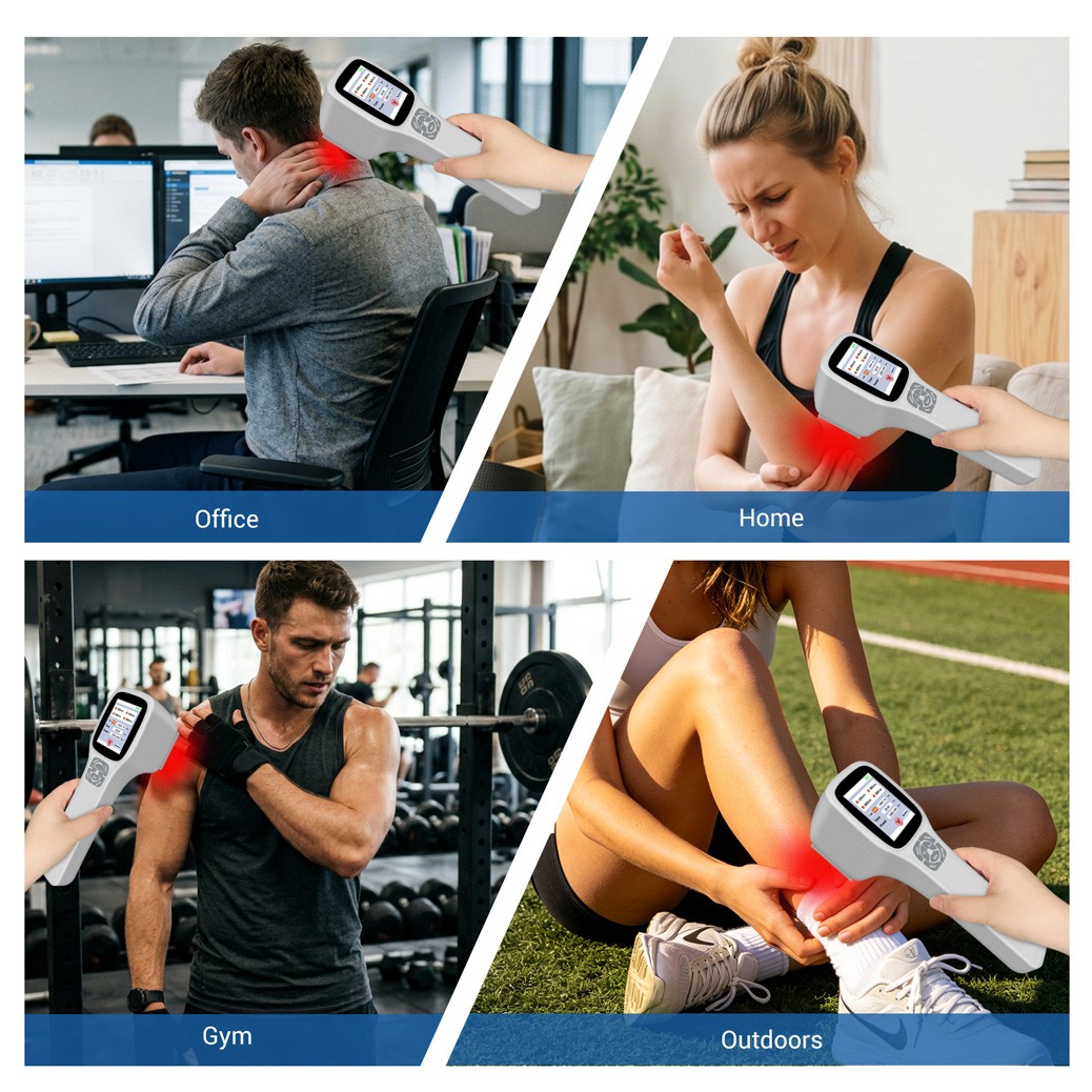 2.5W Low Level Light Therapy Joint Pain LLLT Cold Laser Device with Touch Screen