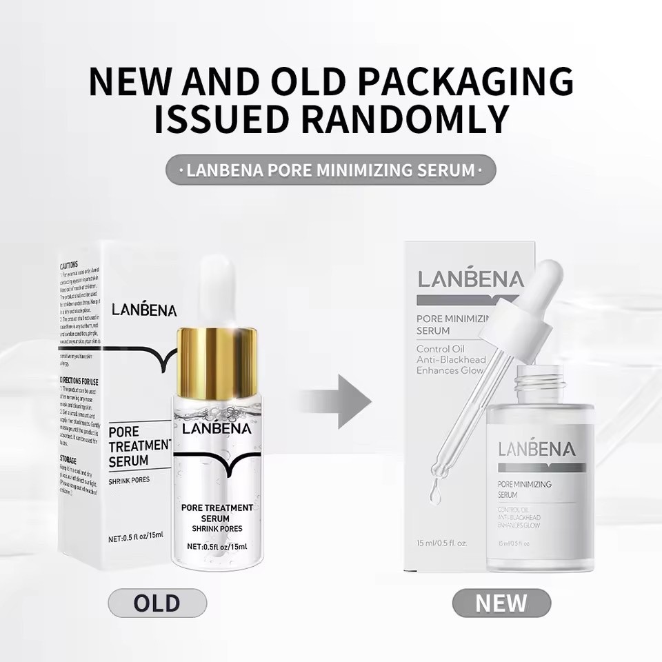 LANBENA Pore Solution Serum Oil Control Pore Minimizer Face Serum 15ml