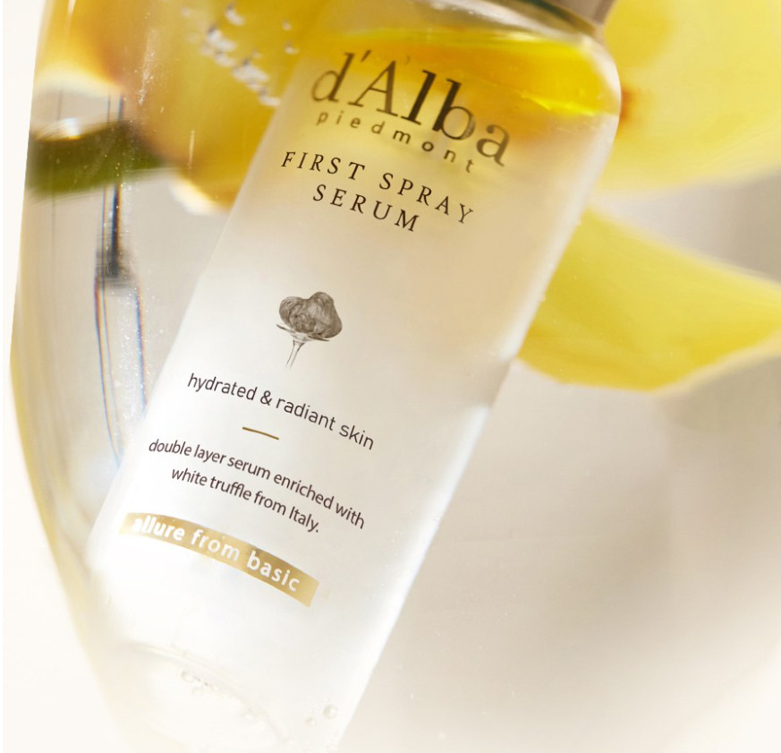 d’Alba White Truffle First Spray Serum Hydrated & Radiant Skin 100ml Vegan Moist