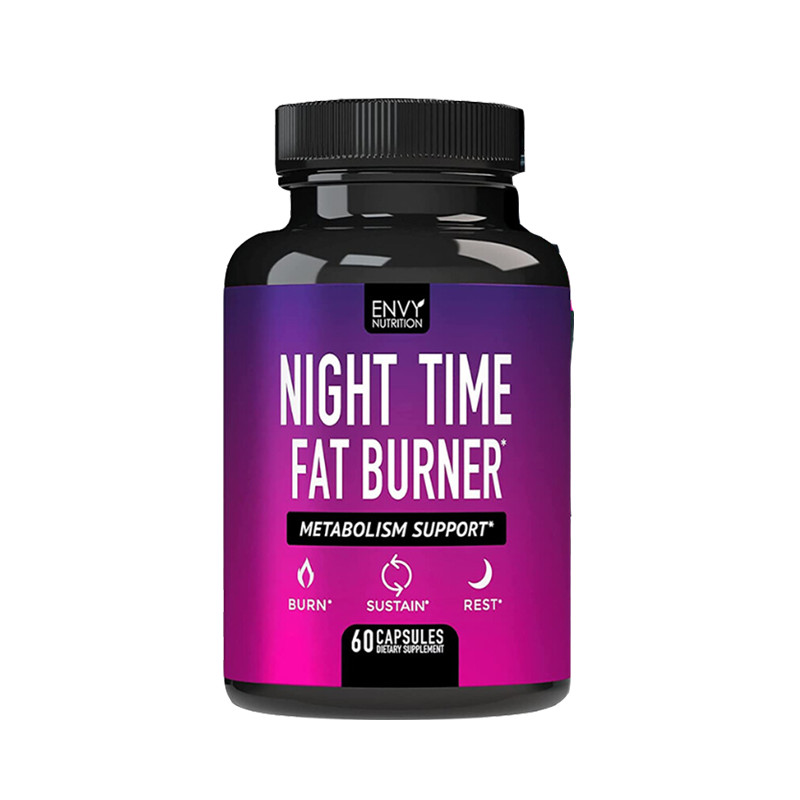 Night Time Fat Burner – Metabolism Support, Appetite Suppressant 60 Capsules