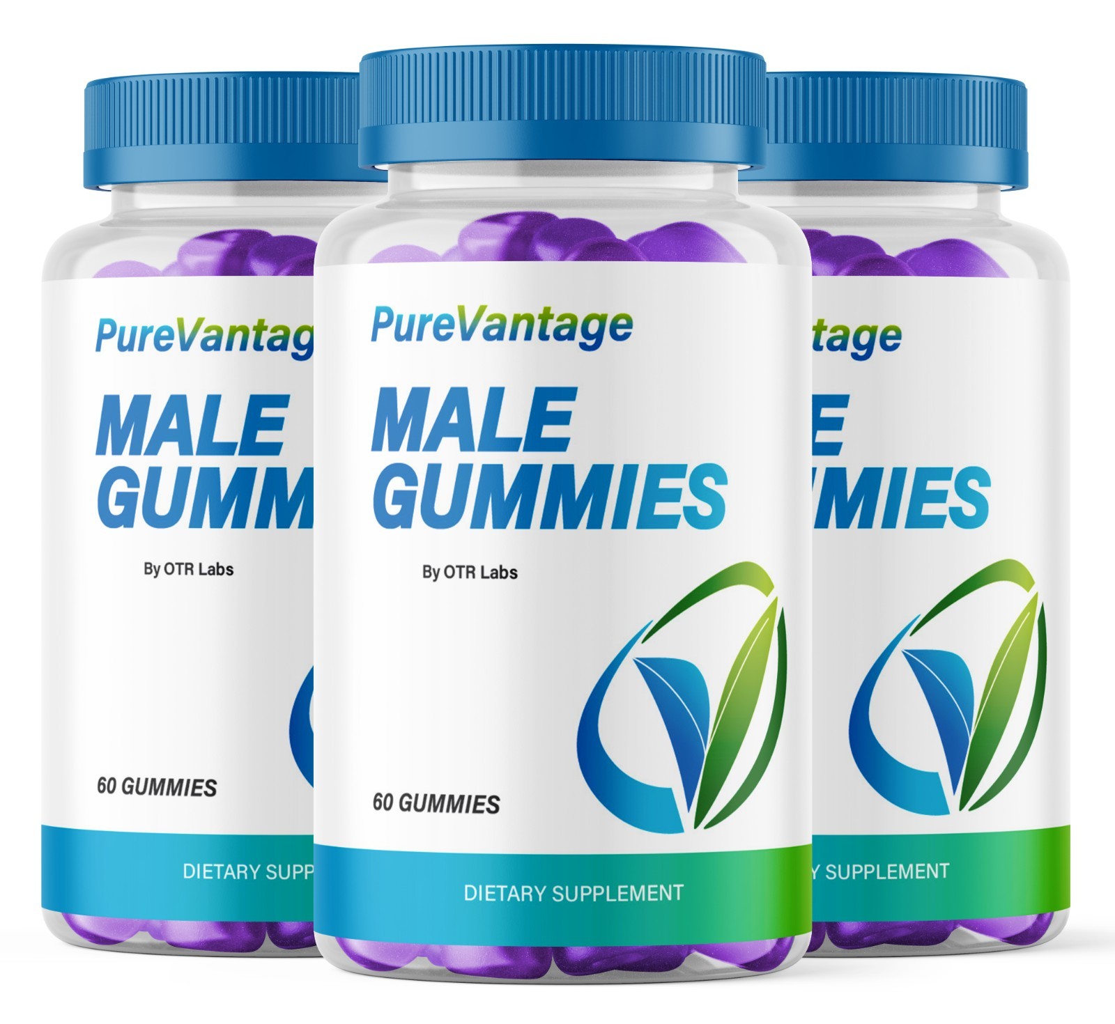 Pure Vantage Male Gummies, Purevantage Gummy for Men 180CT Libido Stamina