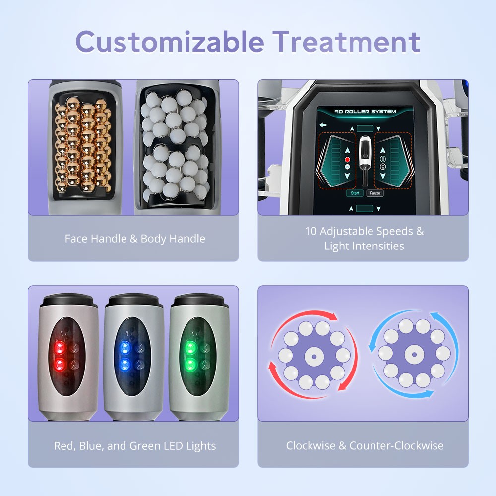 Pro 9D Inner Ball Roller Machine Body Line Enhance Lymphatic Drainage Massager