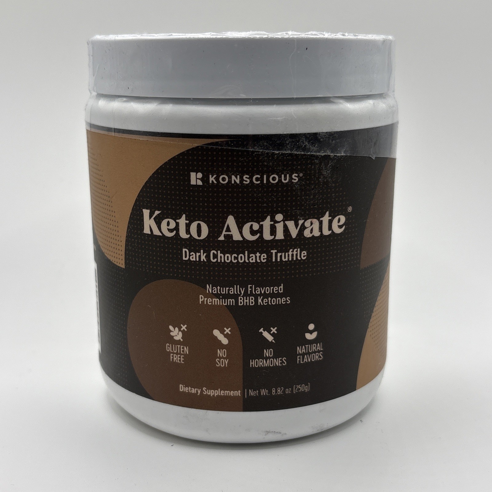 {B19} Konscious Keto Activate Supplement Dark Chocolate Truffle BHB Ketones