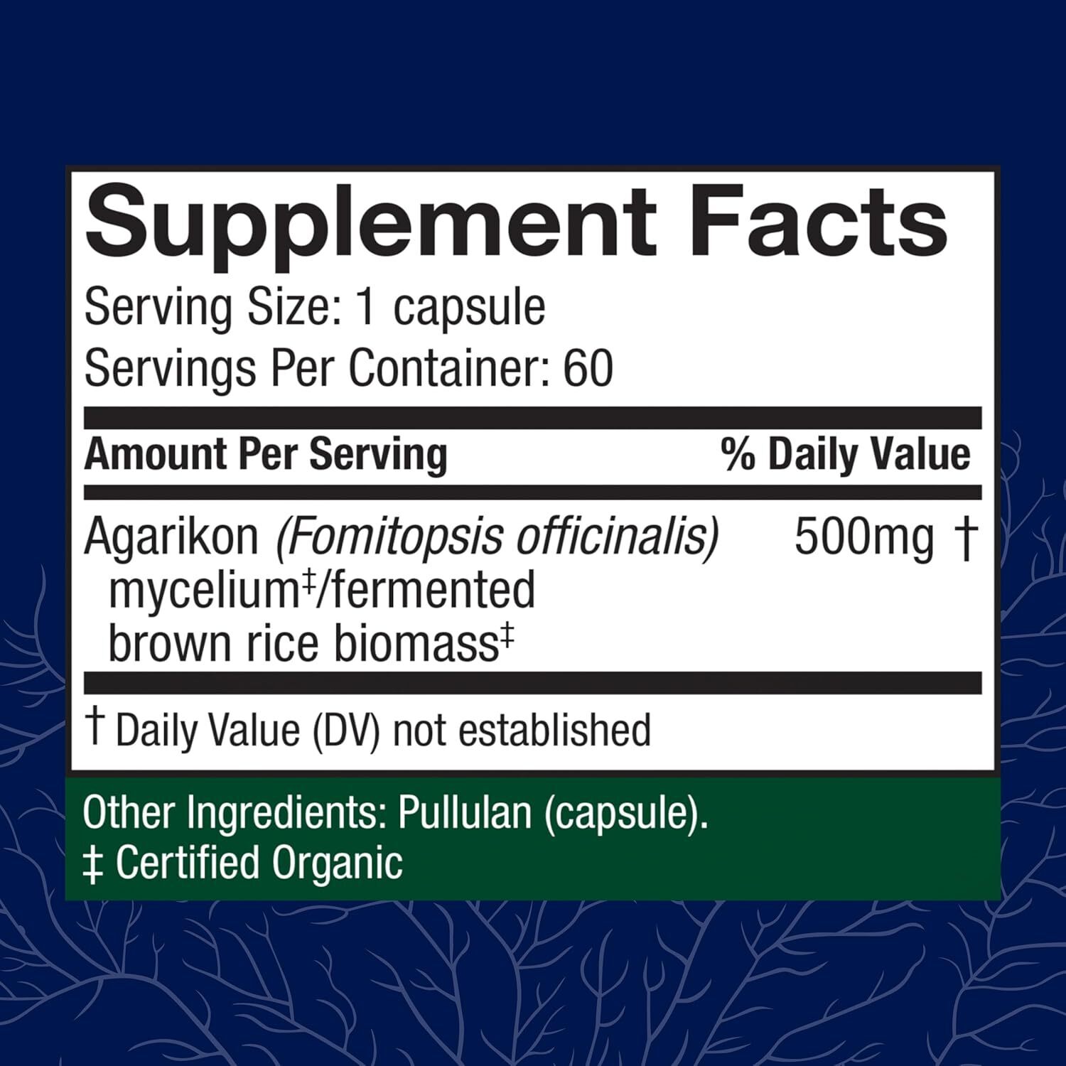 Host Defense Agarikon Capsules – Immune System Support Supplement – Mushroom Sup