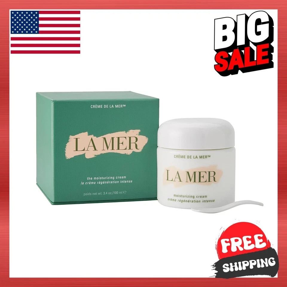 La Mer Moisturising Cream 100ml 3.4oz Sealed New Authentic Skin Care Jar
