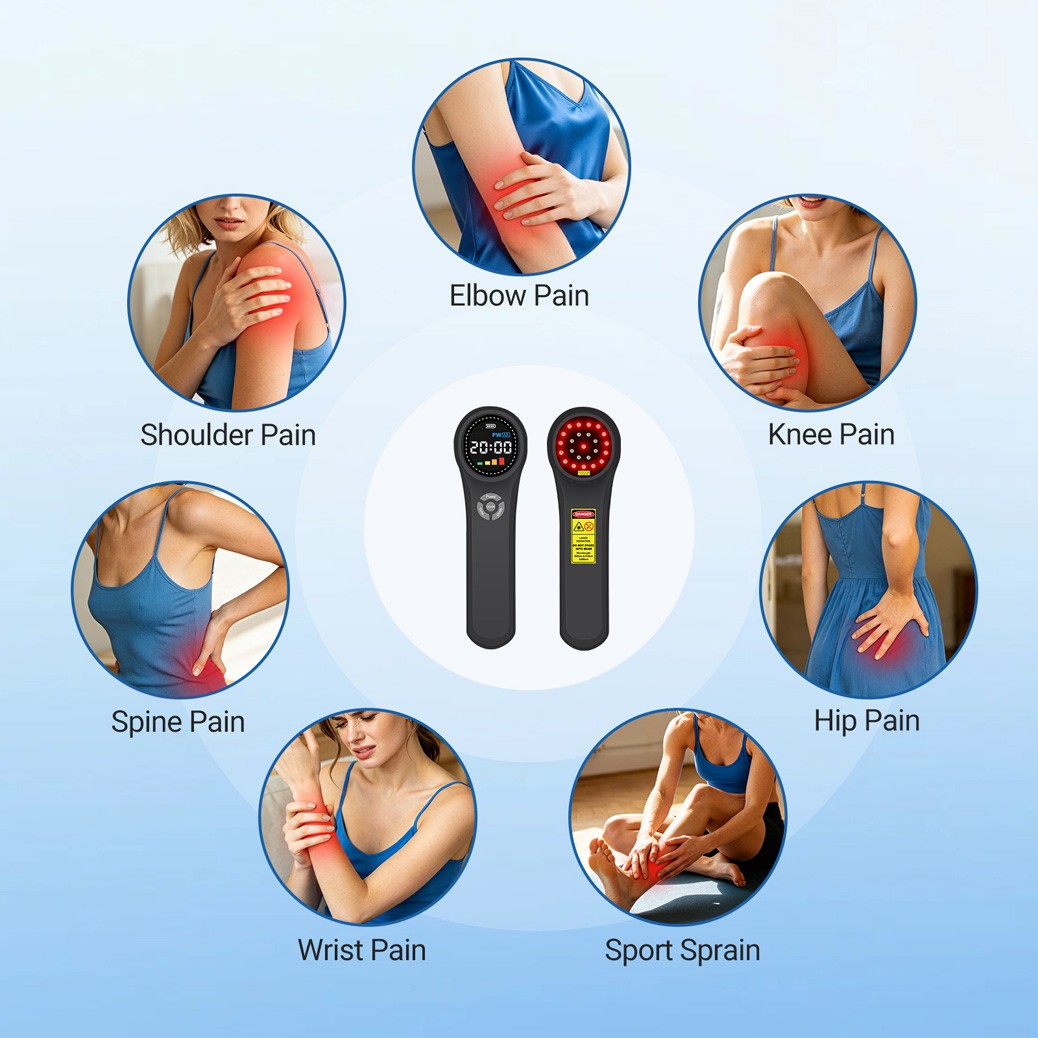 Portable Cold Laser Therapy for Tennis Elbow Tendon Pain Joint Recovery 1760mW