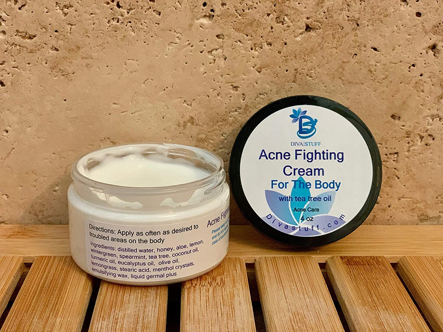 Acne Fighting Cream For The Body, 4oz Jar