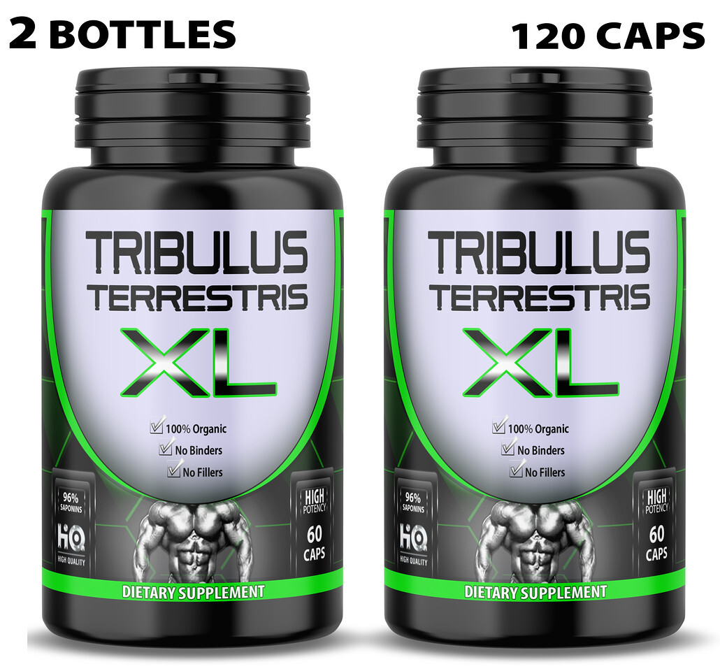 Tribulus Terrestris 15:1 Extract 1000mg, 120 Capsules, 60 Servings, Non-GMO