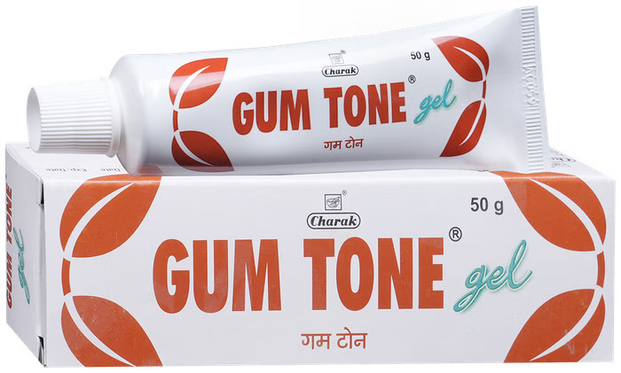 10 x Charak GUM TONE Gel 50g each Gumtone Gel Toothpaste For healthy gums, teeth