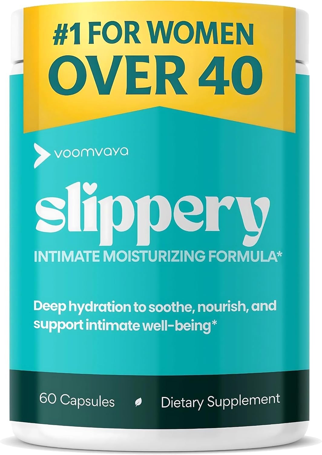 VoomVaya Slippery – Vaginal Dryness Relief for Women Over 40 – with Slippery