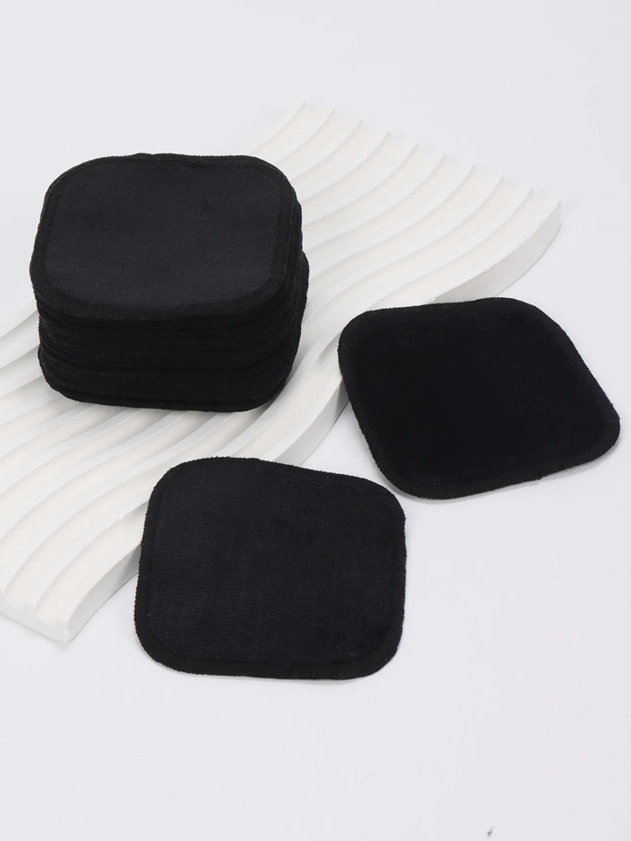 10PCS Super Soft Reusable Makeup Remover Pads – Crystal Square Cleansing Set