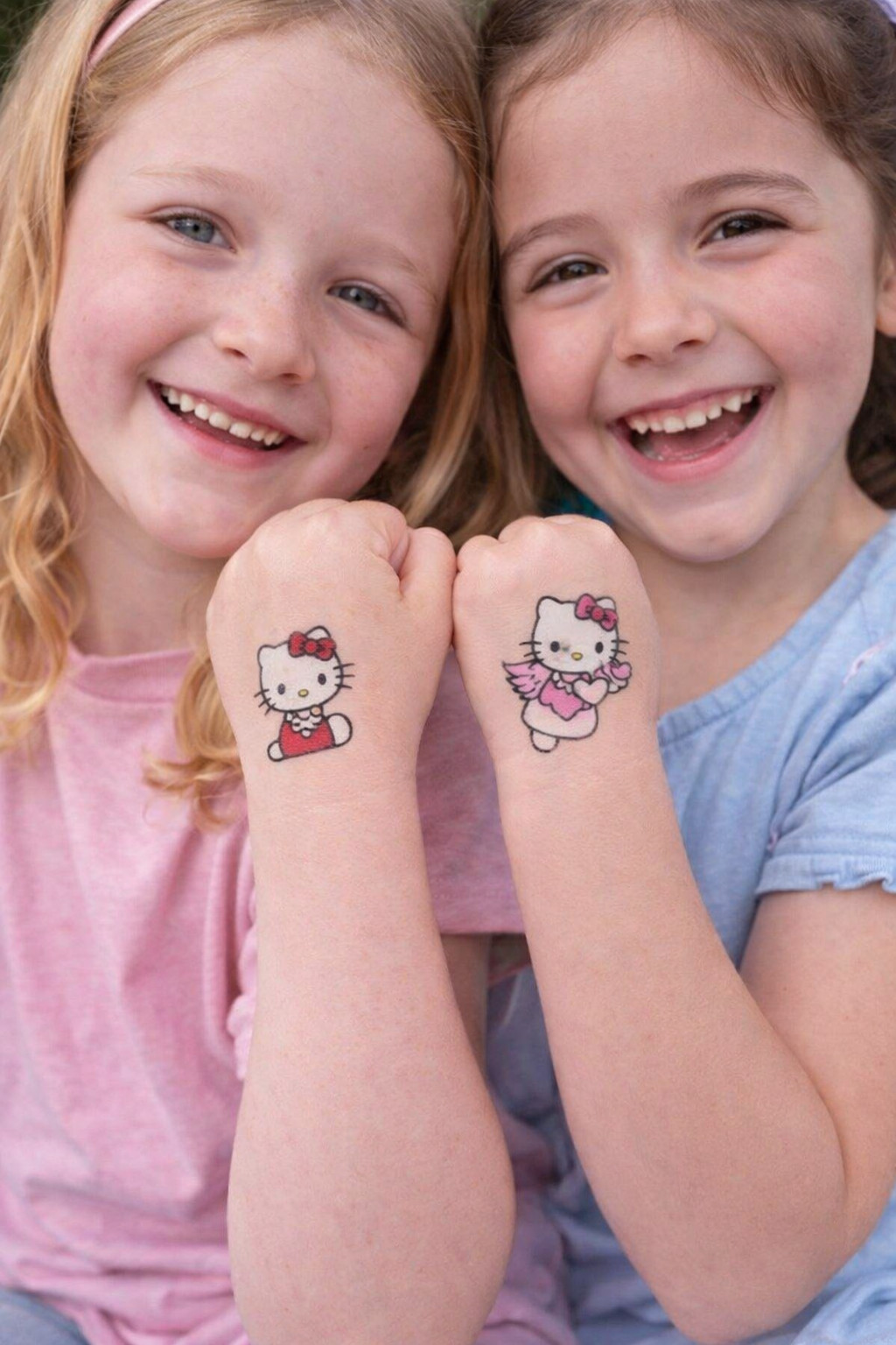 30 Sheets Temporary Hello Kitty Cute Cartoon Decorative Tattoos, 60 Tattoos