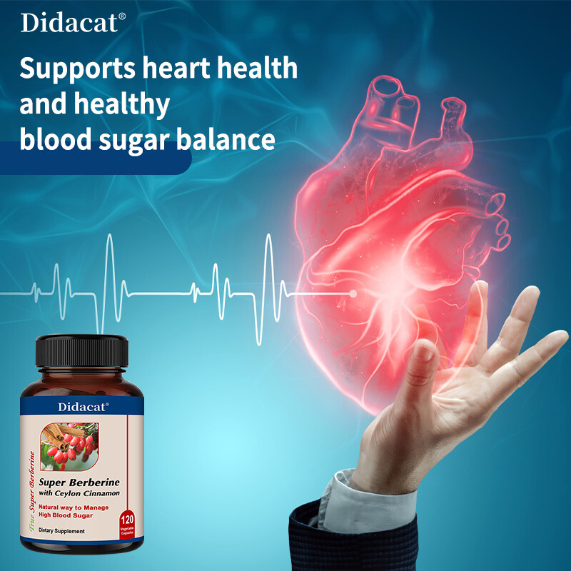 Super Berberine with Ceylon Cinnamon 4250mg,Metabolism,Balance Blood Sugar