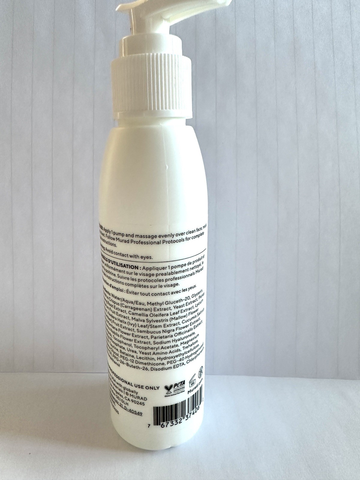 MURAD HYDRATION SENSITIVE SKIN SOOTHING SERUM PROFESSIONAL SIZE 4oz (118ml) NEW!
