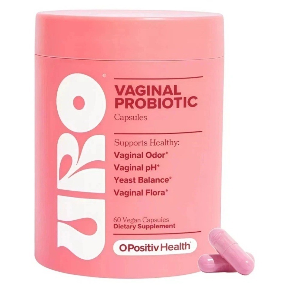 URO O Positiv Vaginal Probiotics 180ct pH Balance Women’s Health – 1/2/3 Bottles