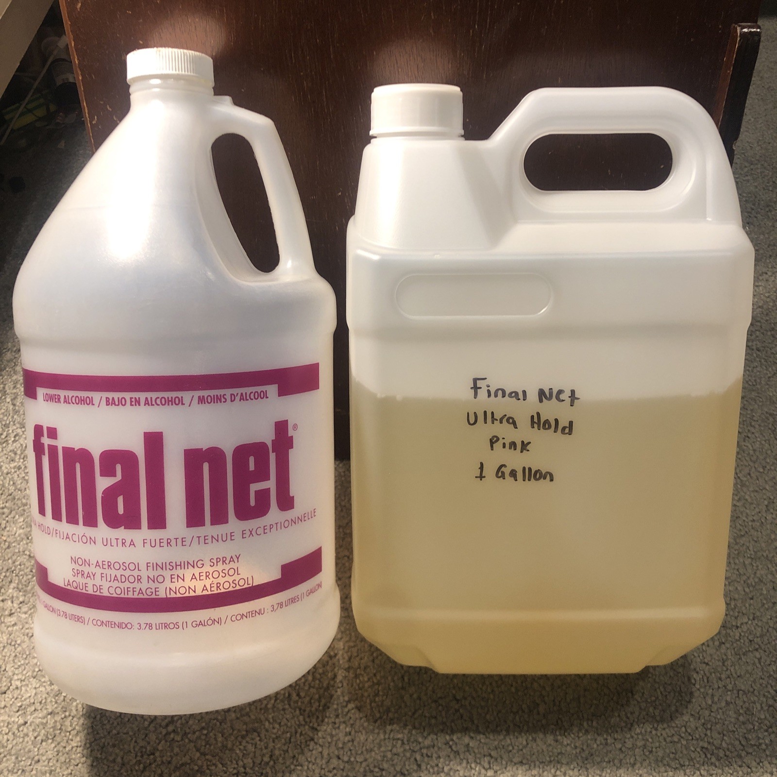 READ DESCRIPTION- Clairol Final Net ULTRA Hold Non-Aerosol Finishing Spray 128oz