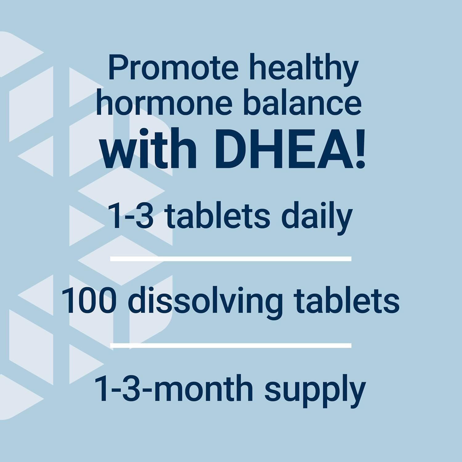 DHEA 25mg – Hormone & Bone Support Tablets