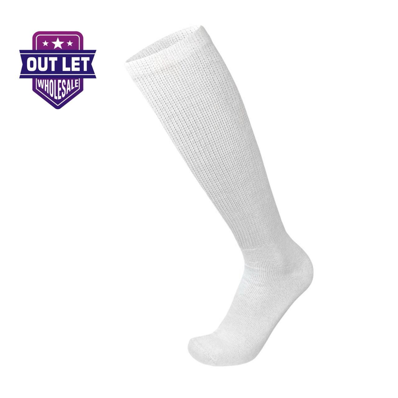12 Pairs Mens Diabetic Over The Calf Socks Compression Knee High Cotton Socks