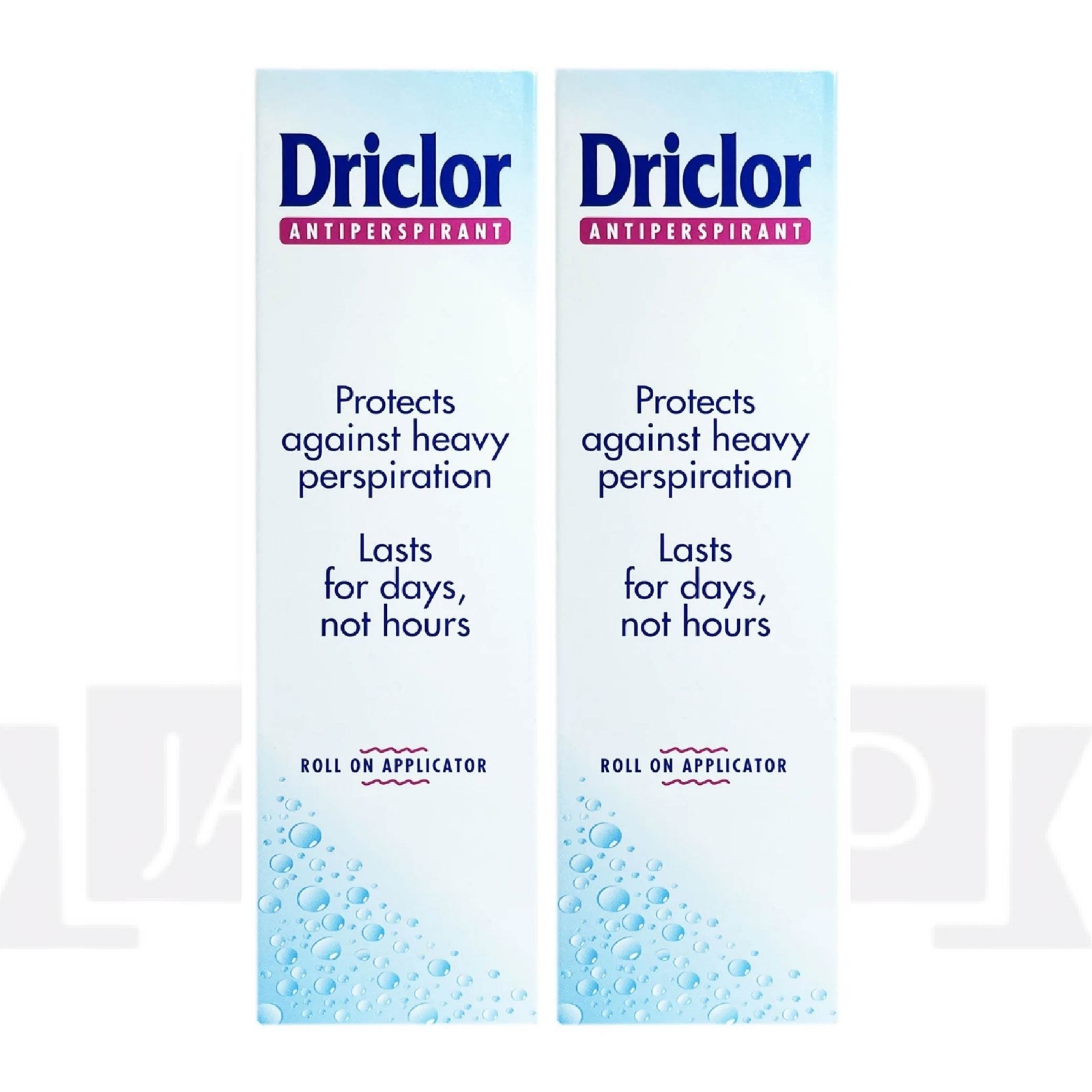 Driclor Roll on Applicator Antiperspirant 75ml – PACK OF 2 (EXP 06/2028)