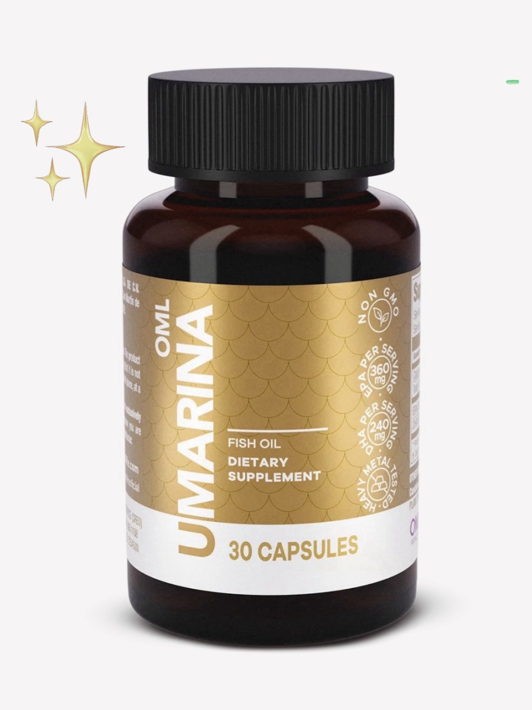 Umarina Suplemento alimenticio de Omega-3 en Gel cápsulas