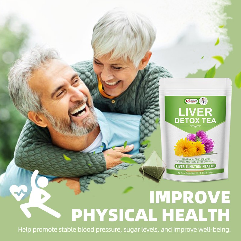 Liver Detox Tea 42 Bags | Natural Herbal Cleanse with Mulberry & Goji Berry